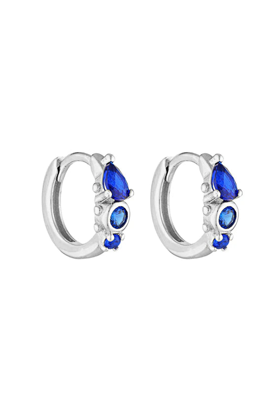 Heirloom Huggies - Silver/Royal Blue