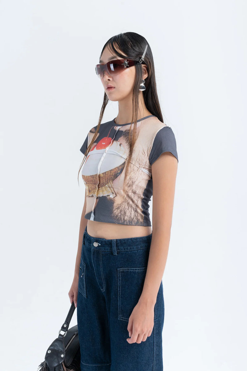 EXPOSED SEAM TEE - SHARING