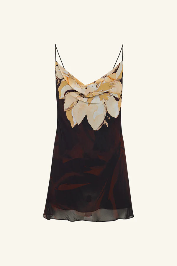 CAZADOR MINI DRESS - NATURAL FLORAL