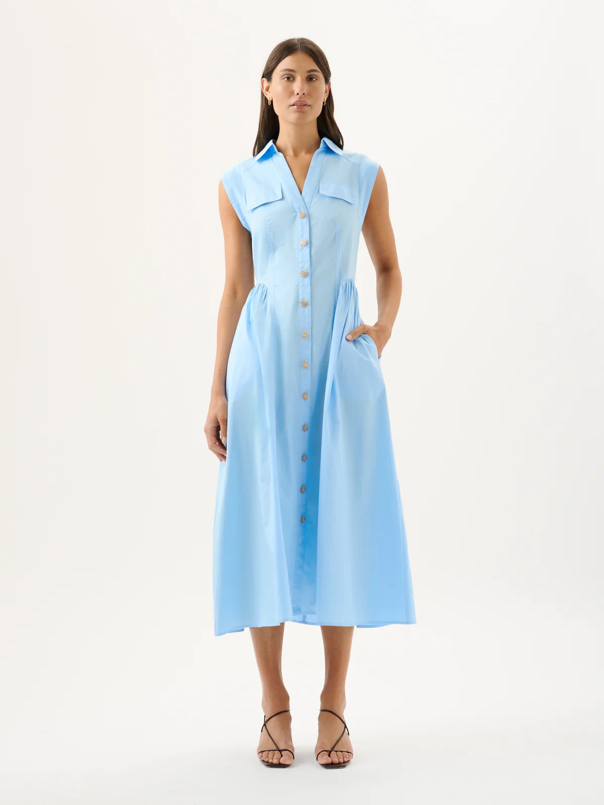 SKYLAR DRESS - BLUEBELL