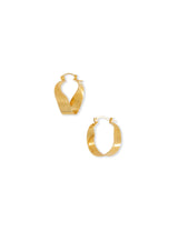 RIBBON HOOP - GOLD