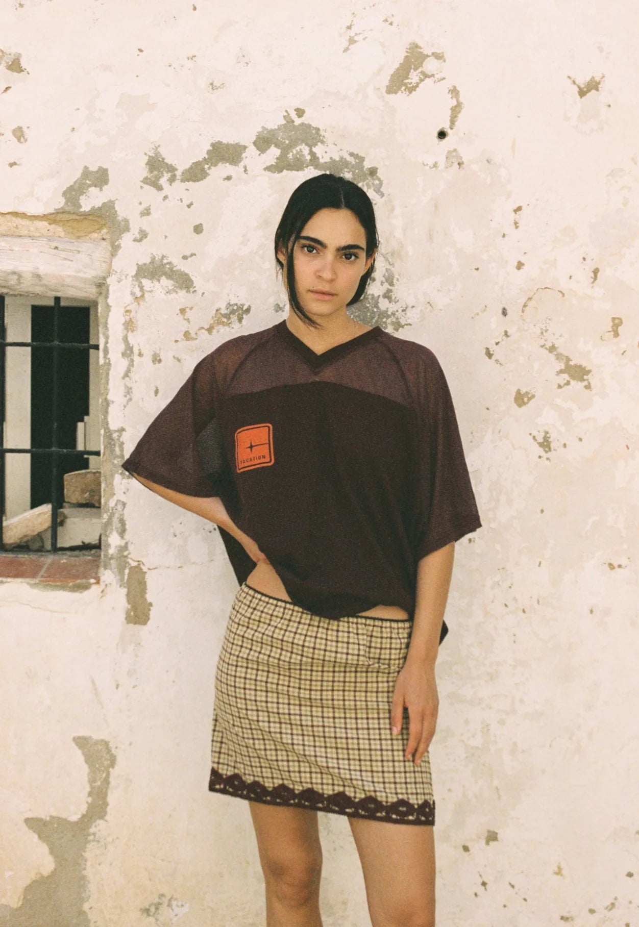TARTAN CHECK MINI SKIRT