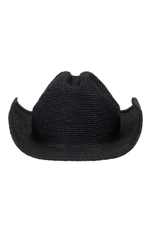 RAFFIA COWBOY - NOIR