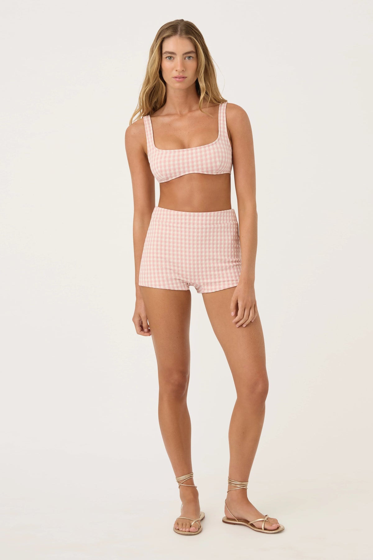 Quintessential Short - Blush Gingham