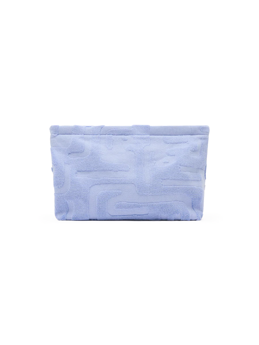 Towelling Pouch - Kin Cornflower