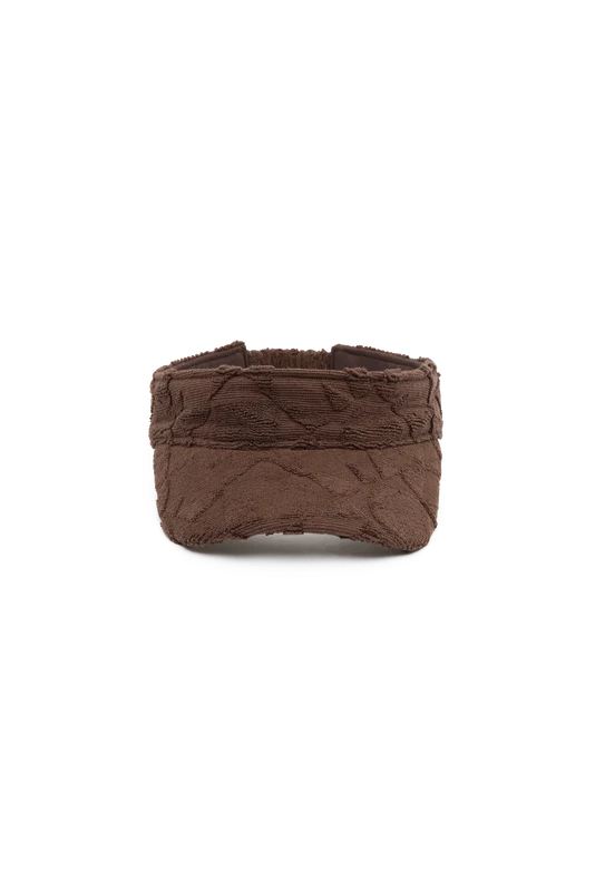 Towelling Visor | Solstice Truffle