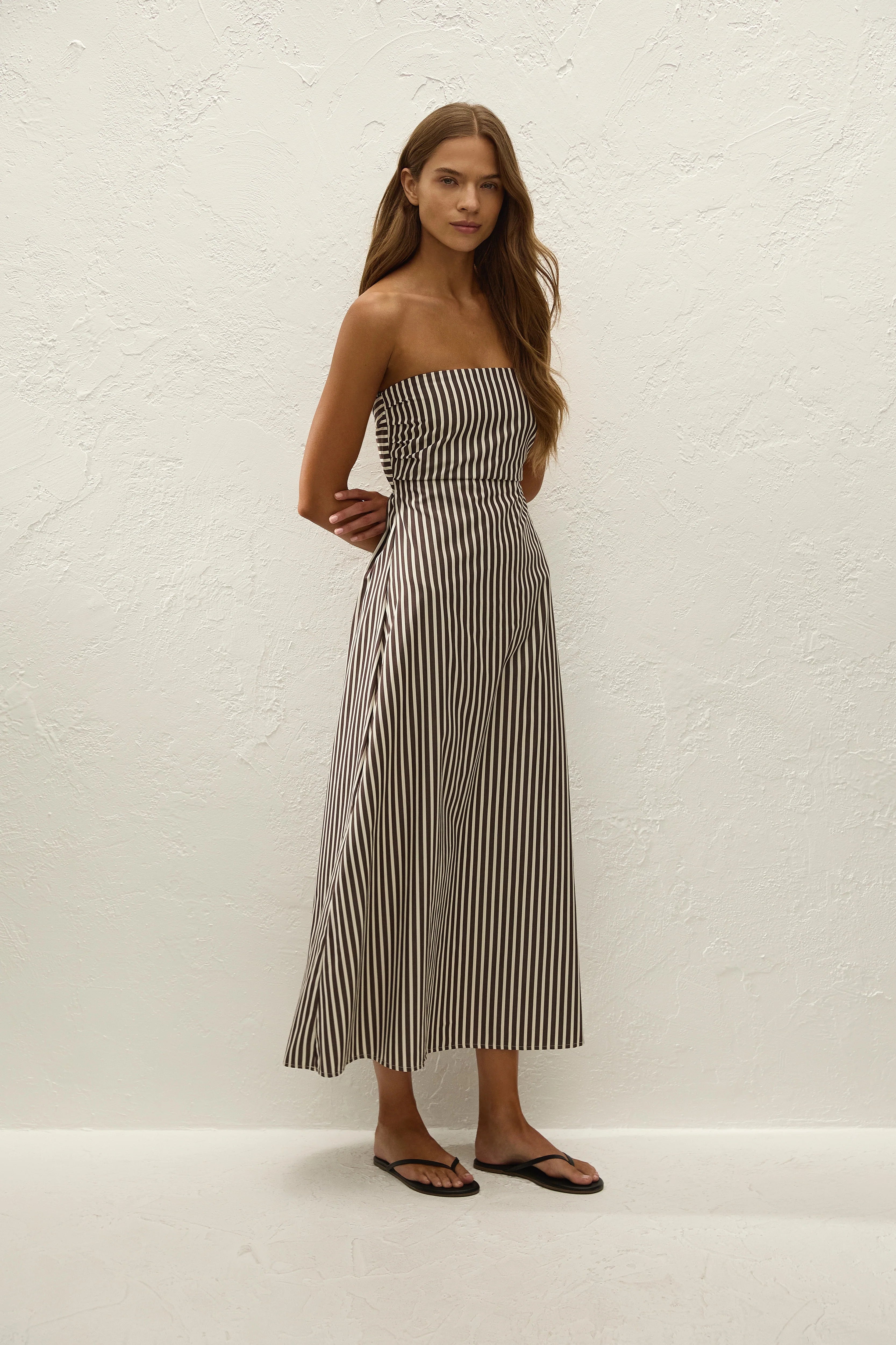 Casimiro Midi Dress Rita Stripe Port