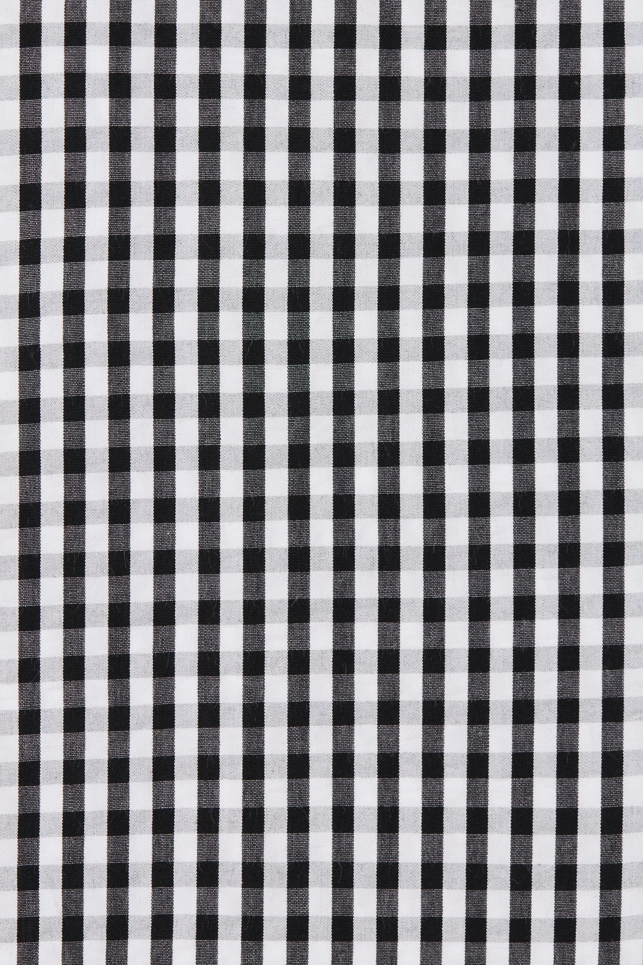 Marcella Mini Dress Black Textured Gingham