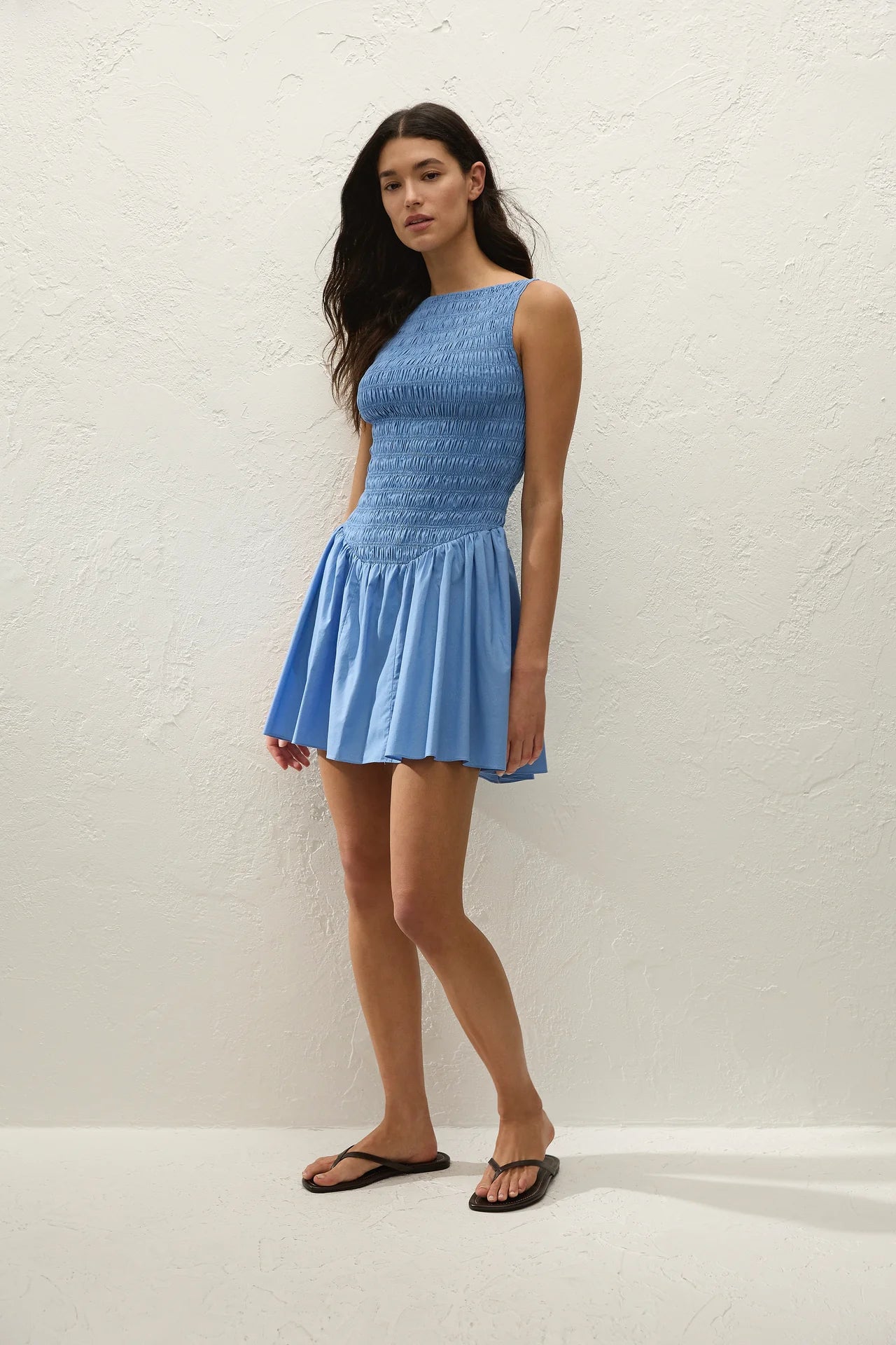 Martina Mini Dress - Venice Blue