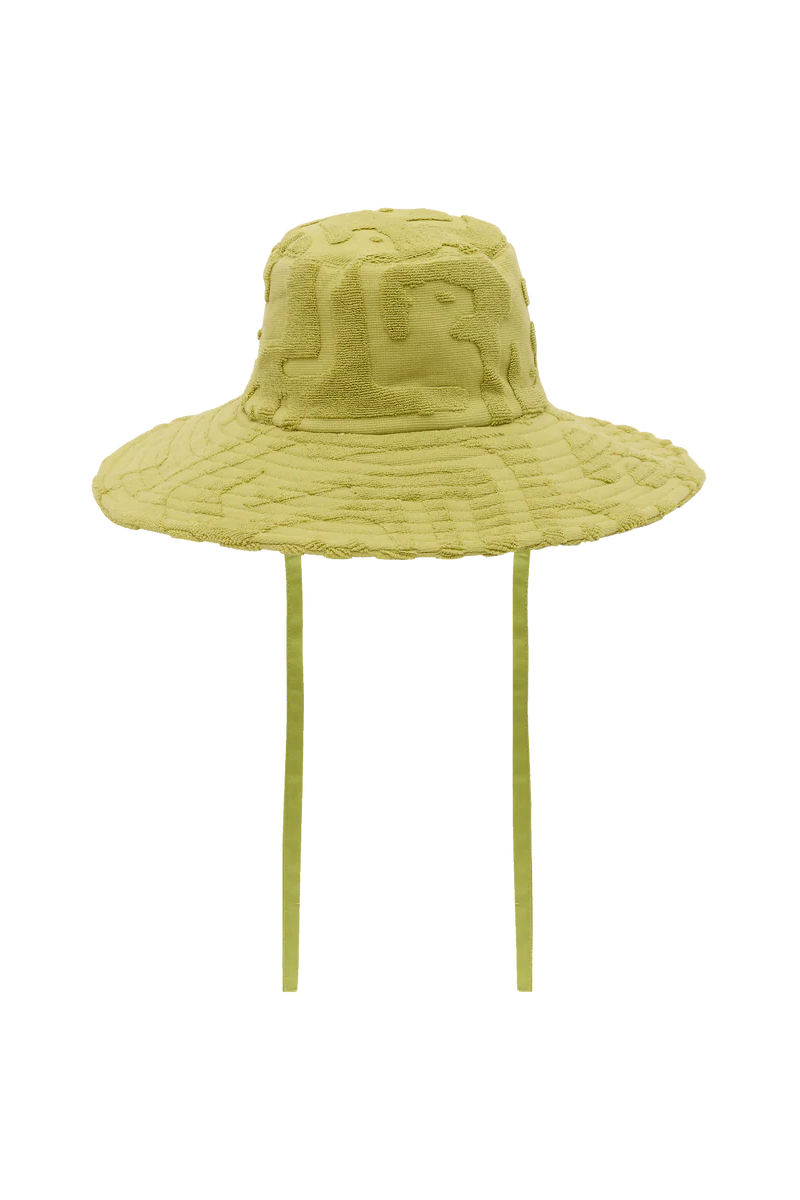 Towelling Sun Hat - Kin Aloe