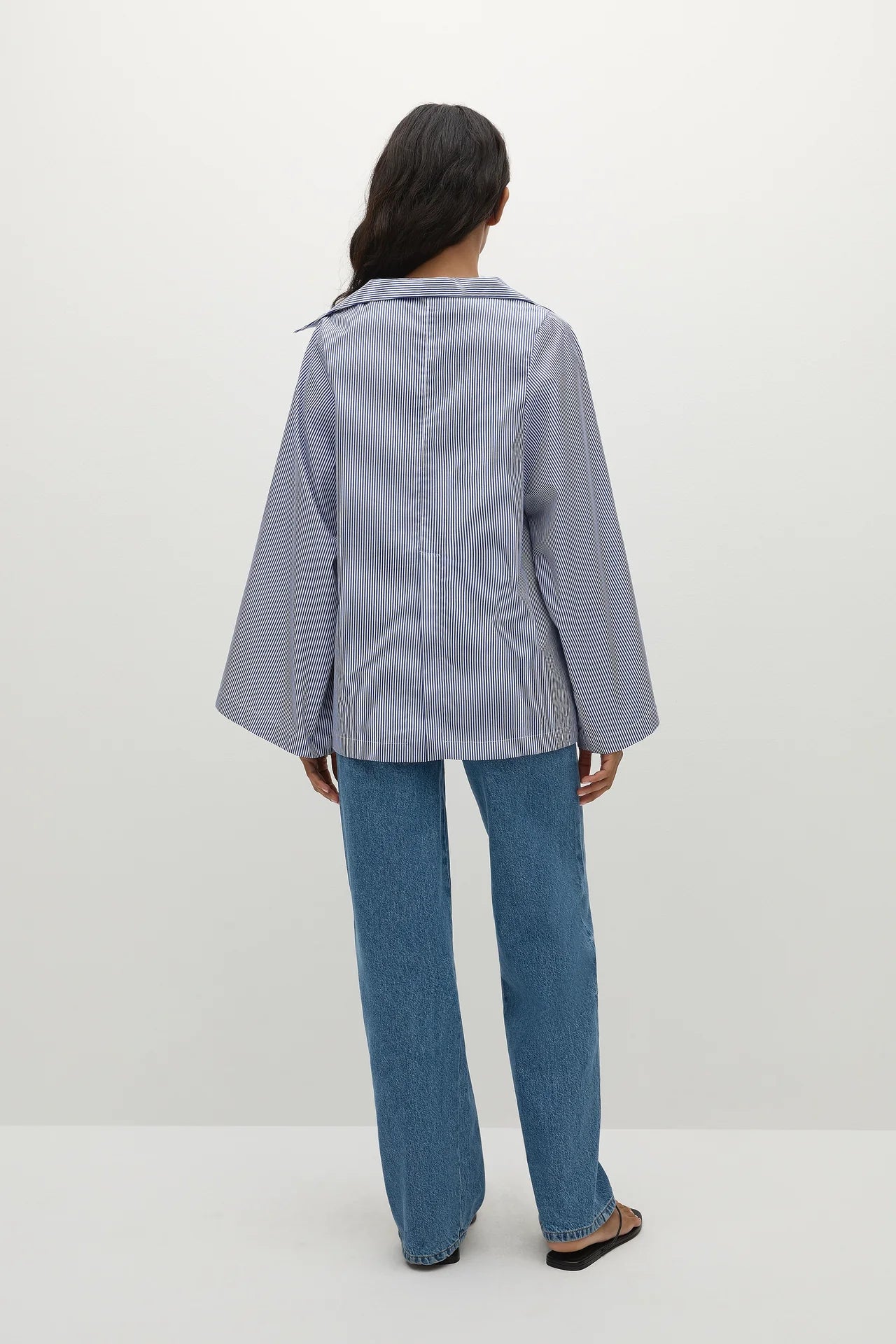 GAIA TOP - HELLE STRIPE VINTAGE NAVY