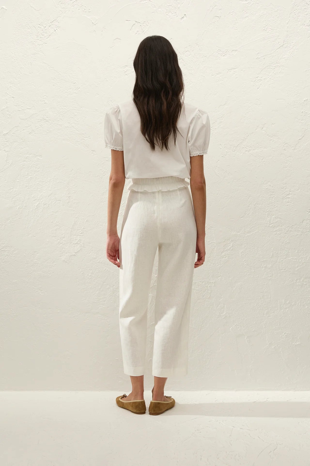 Fiora Blouse Fresco Lace - White