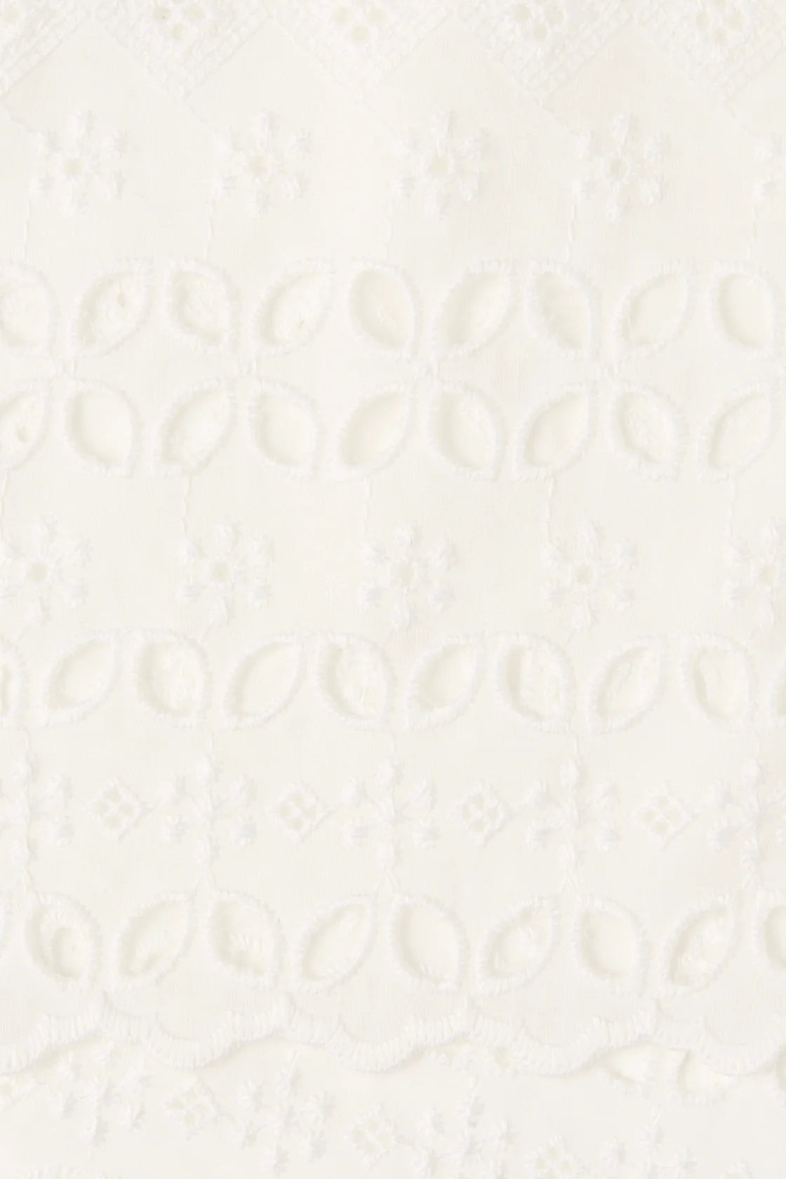 Roja Mini Dress Rosa Broderie White