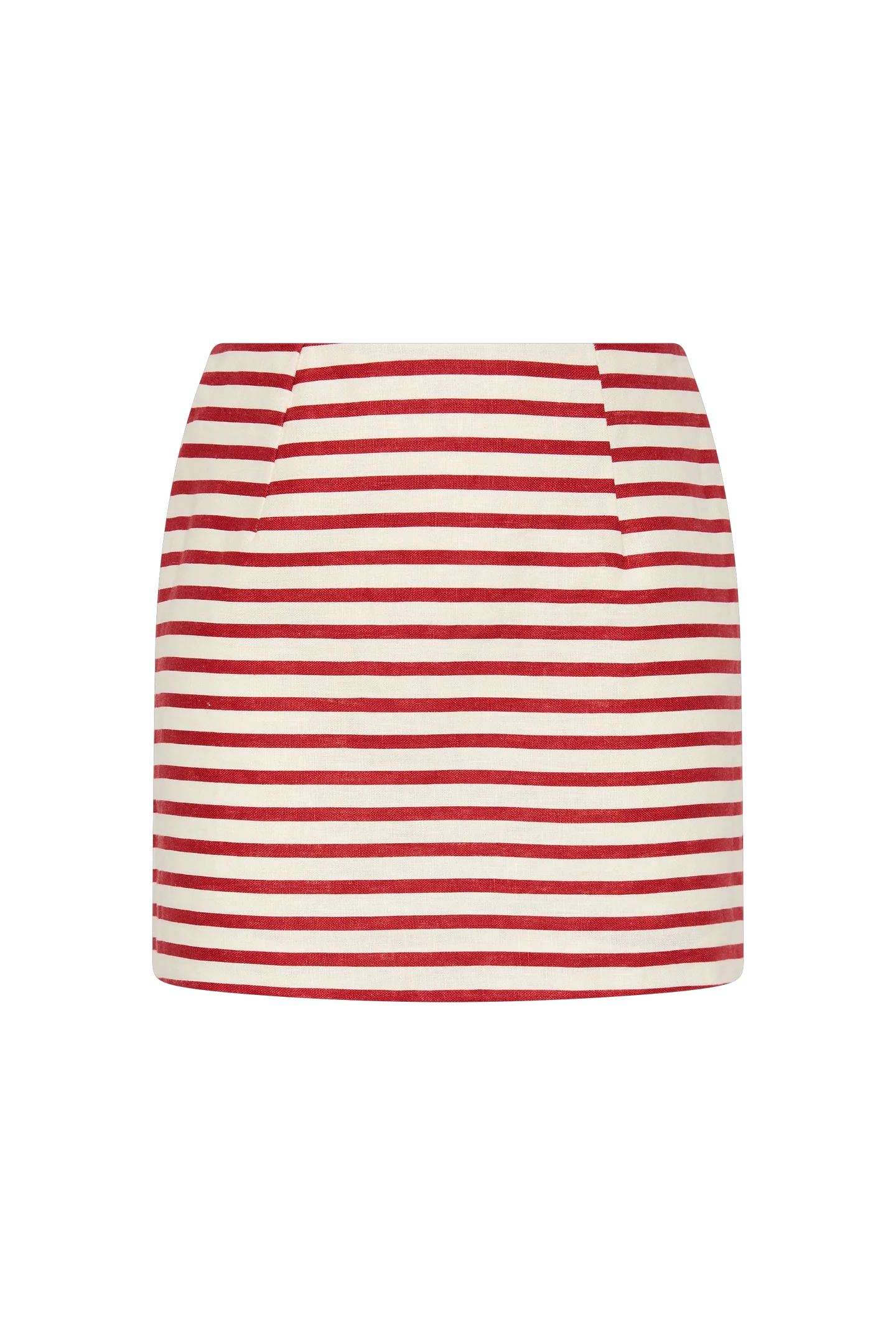 Jane Mini Skirt Breton Stripe Red