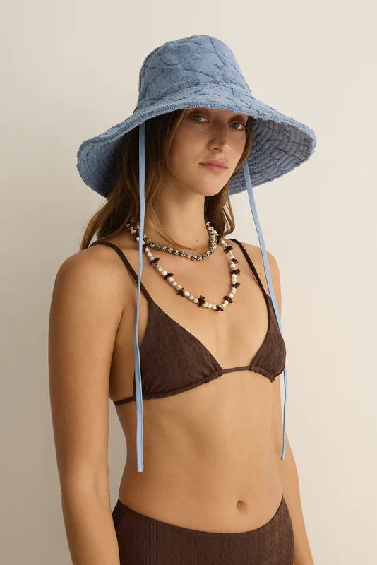 Towelling Sun Hat | Solstice Tide