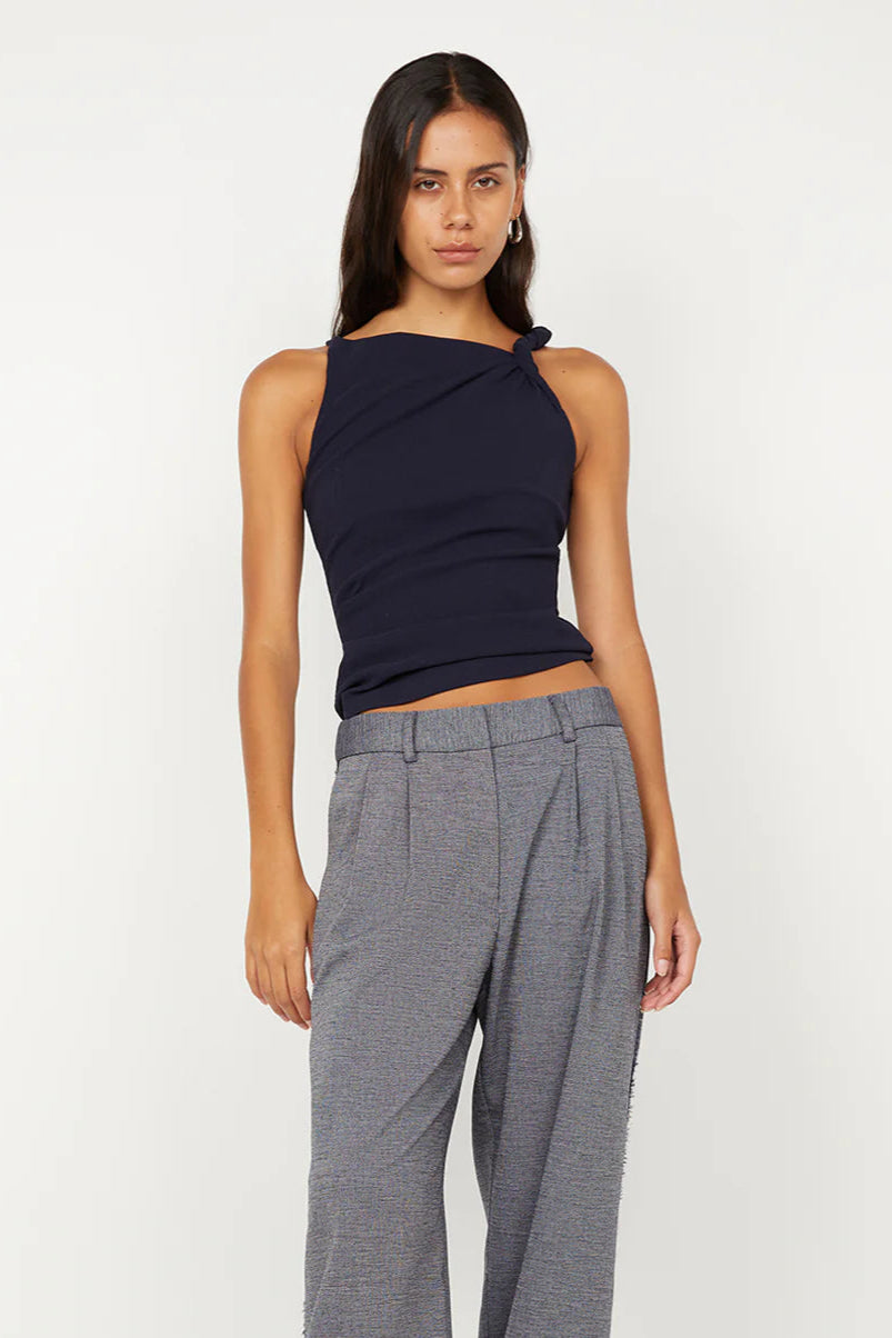 IONE ASYM TOP - TAUPE