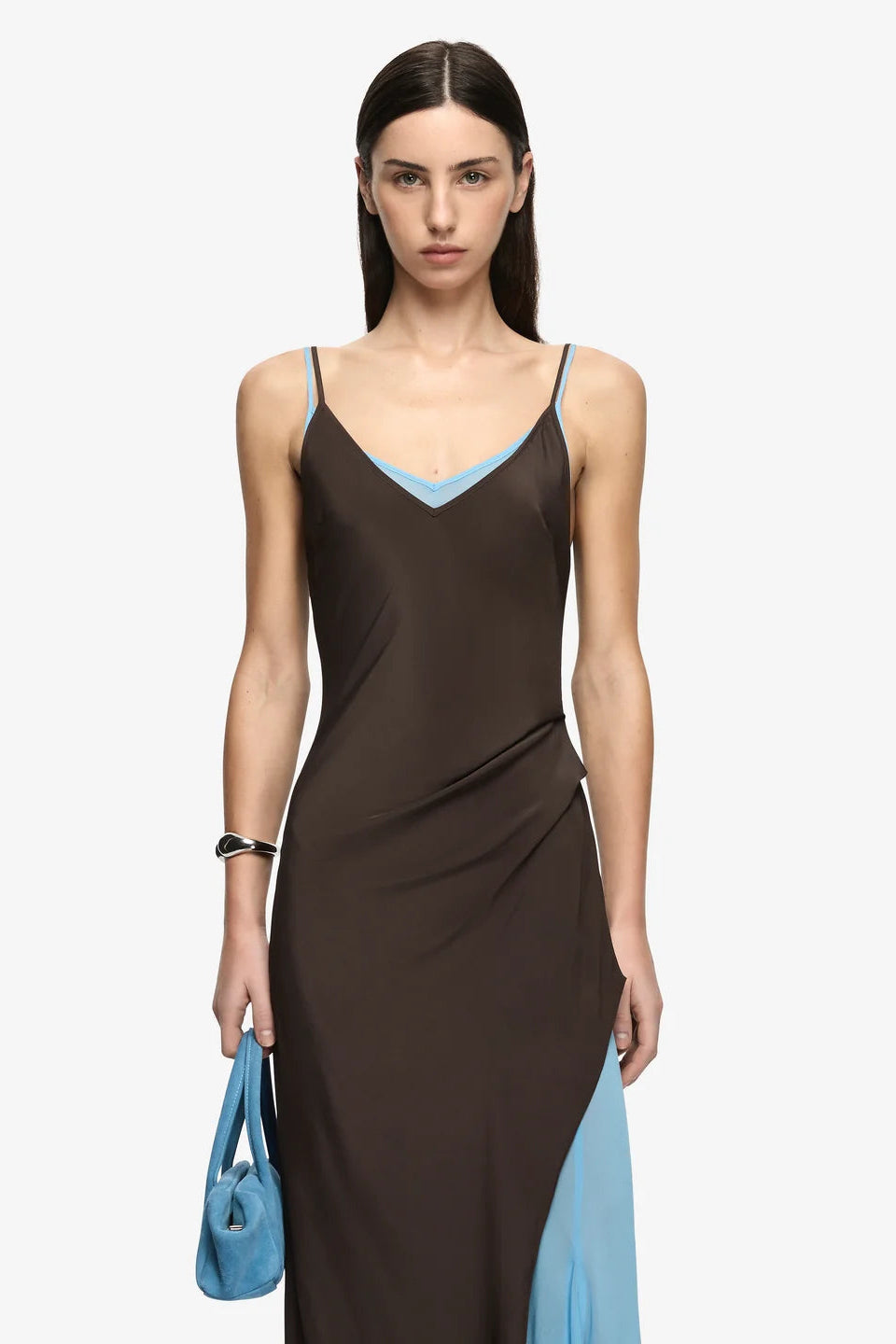 CLIO LAYERED MAXI DRESS