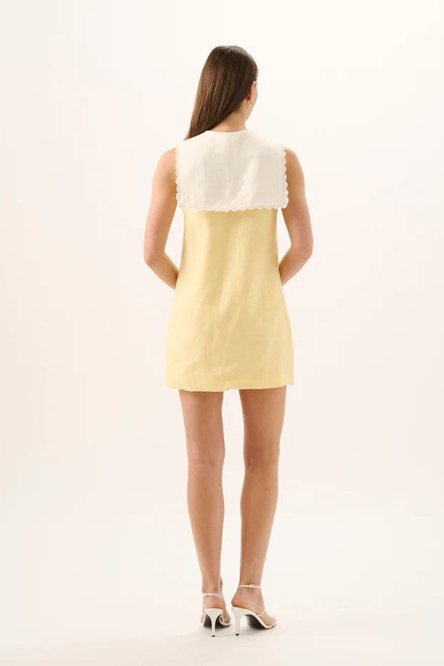 VALENTINA MINI DRESS - Limoncello