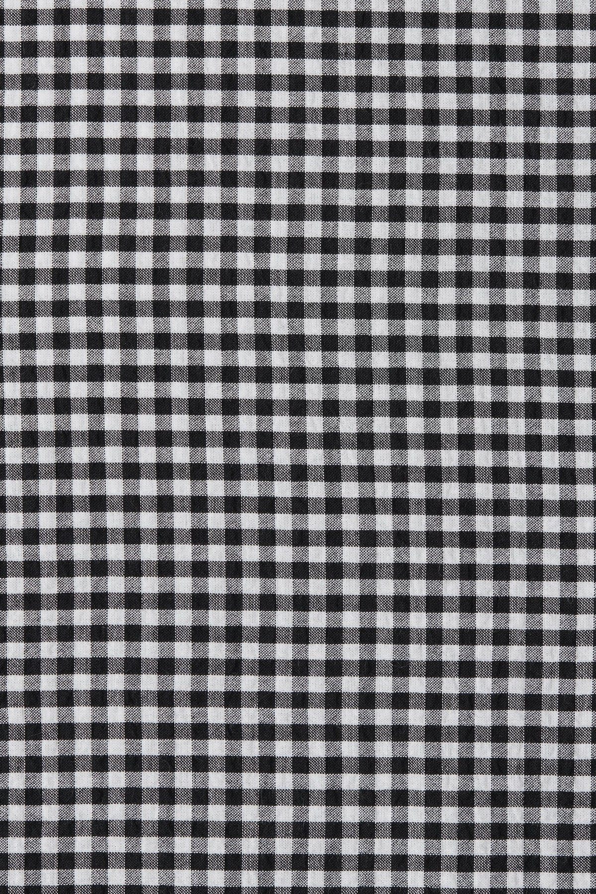 Leya Short Cantinho Gingham Black