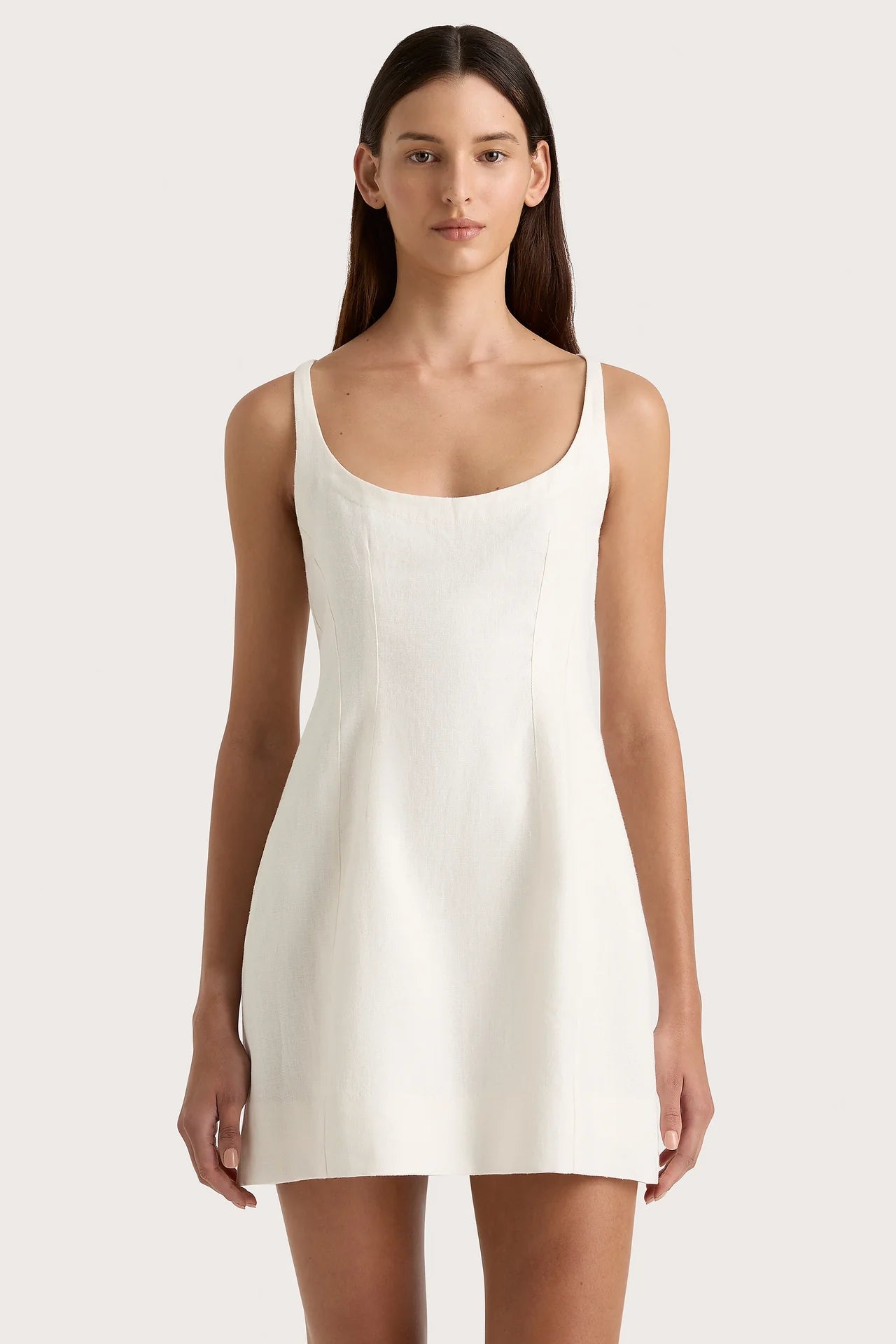 SANNE MINI DRESS - WHITE