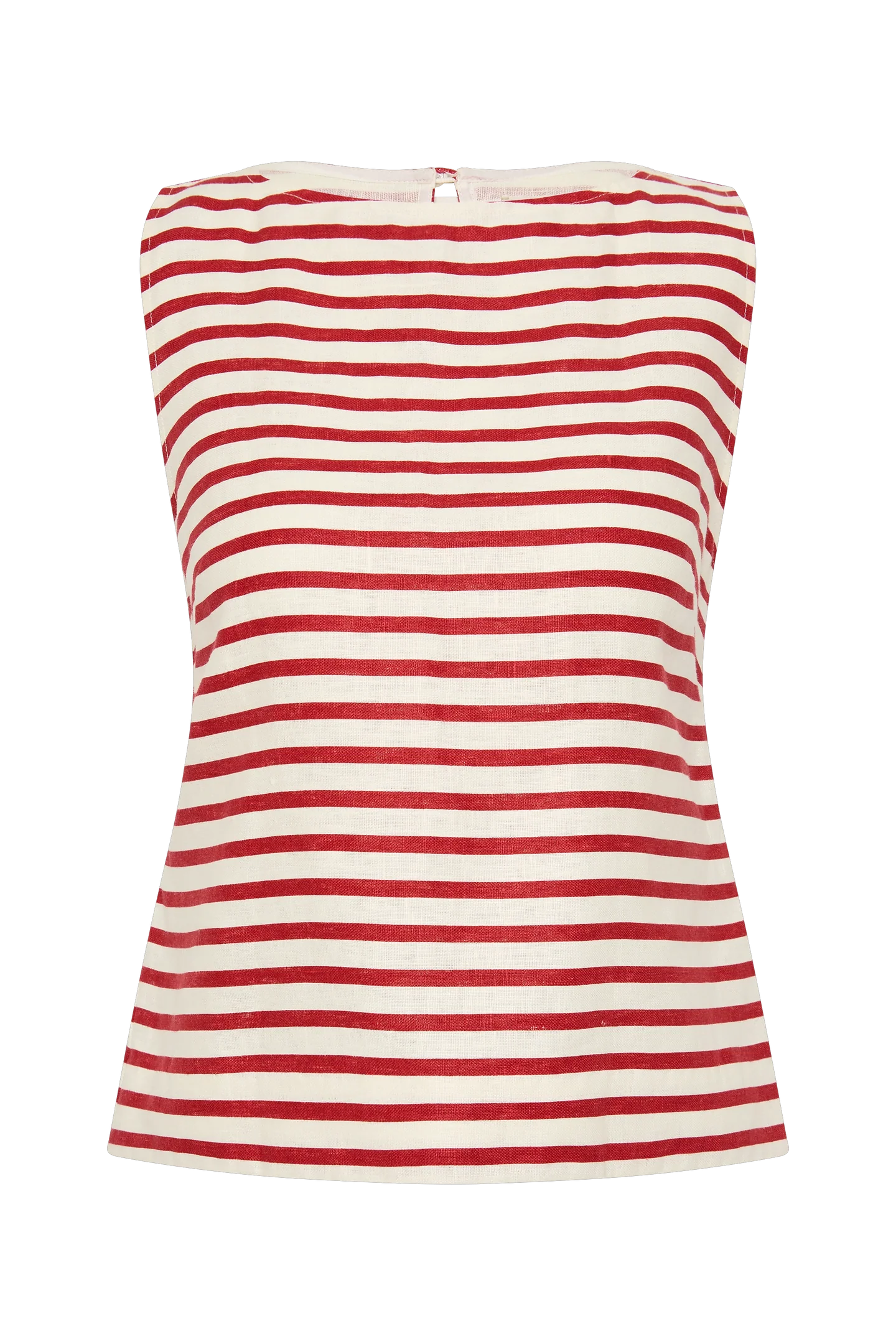 Kelly Top Breton Stripe Red