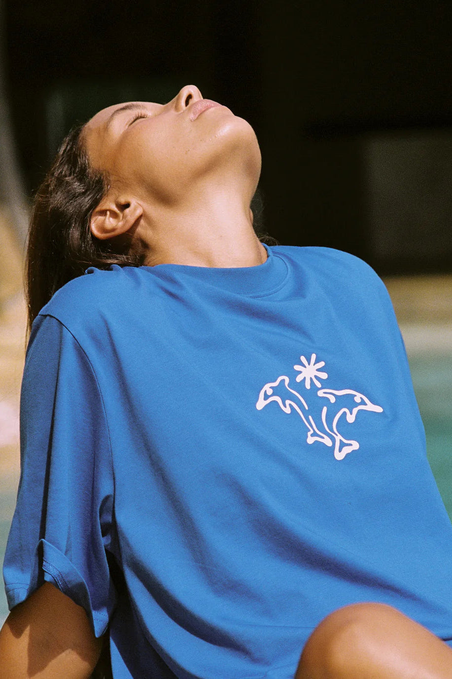 Holiday Tee - Sea Blue