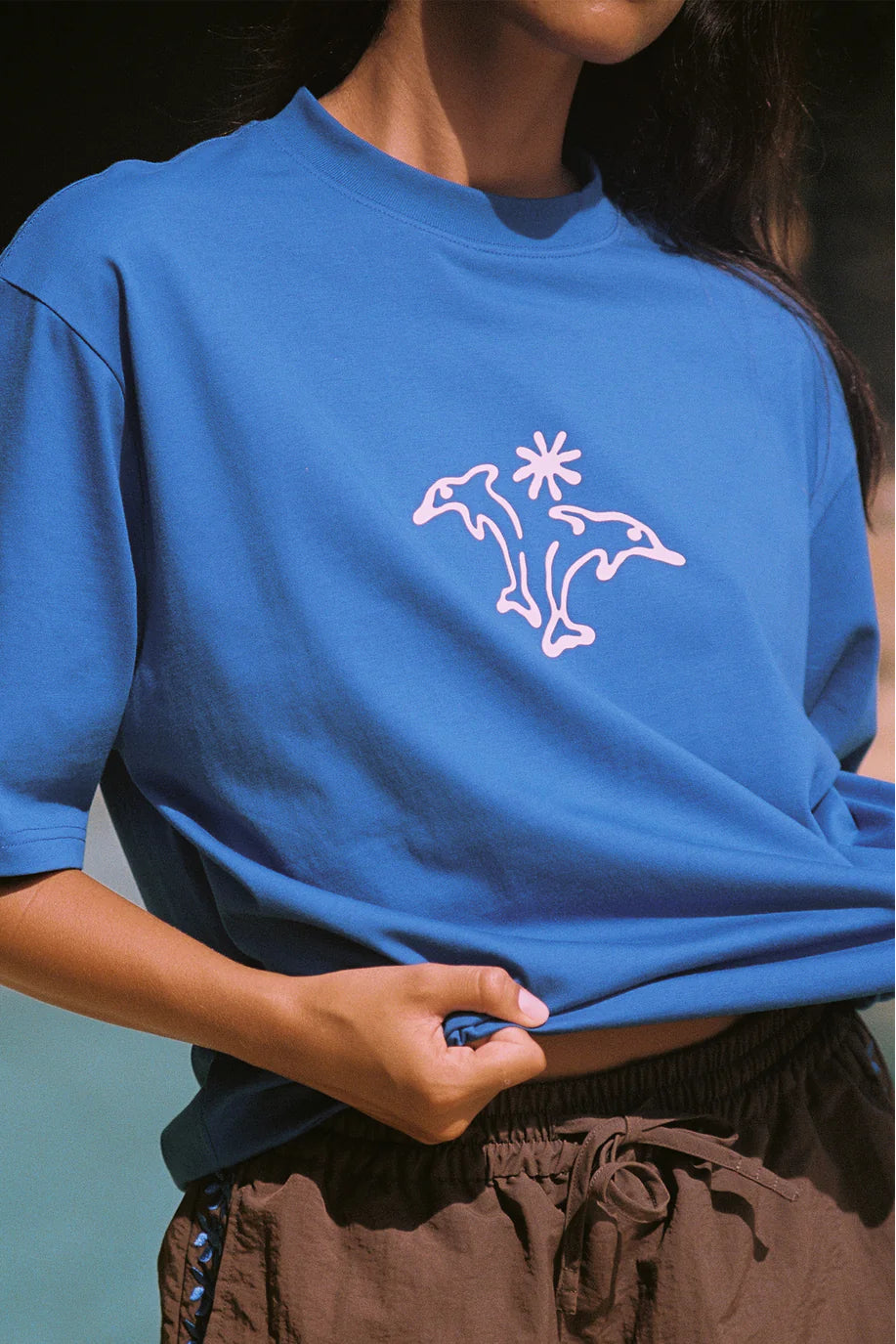 Holiday Tee - Sea Blue