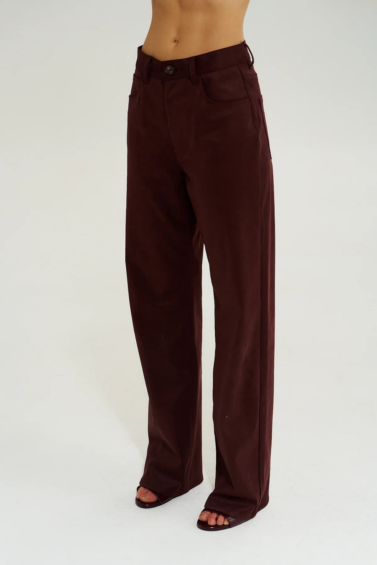 VEGAN SUEDE JEAN - SYRAH