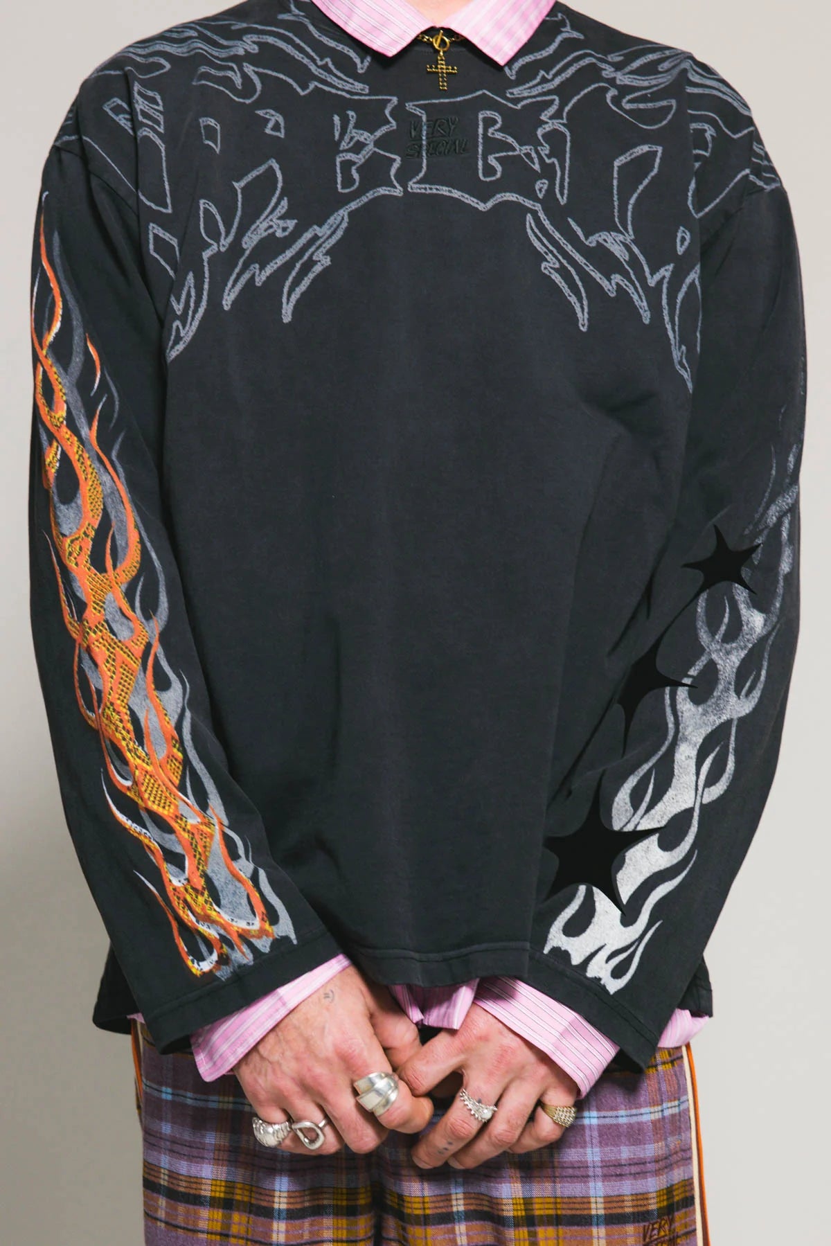 Black Metal Long Sleeve Tee