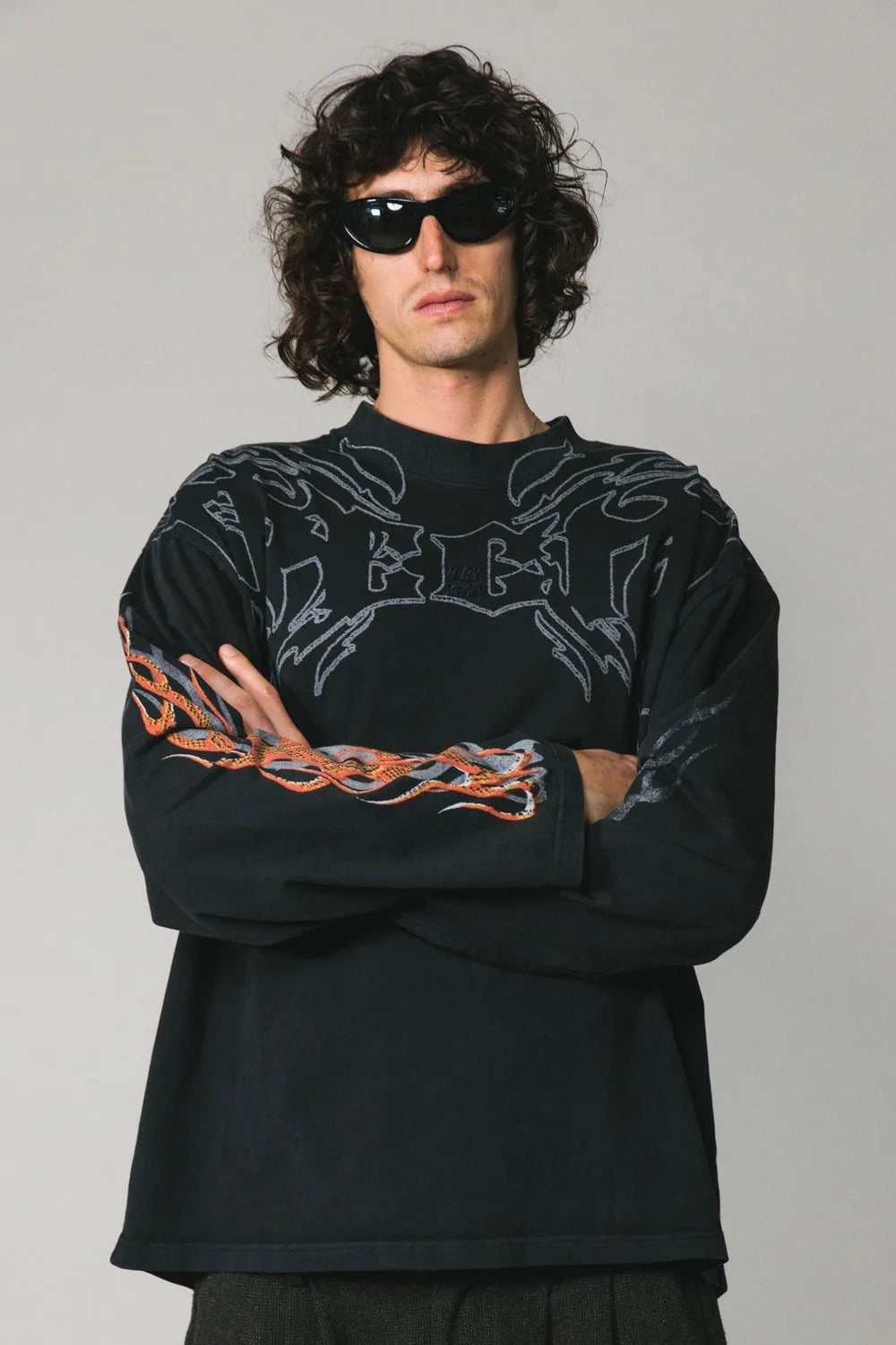 Black Metal Long Sleeve Tee