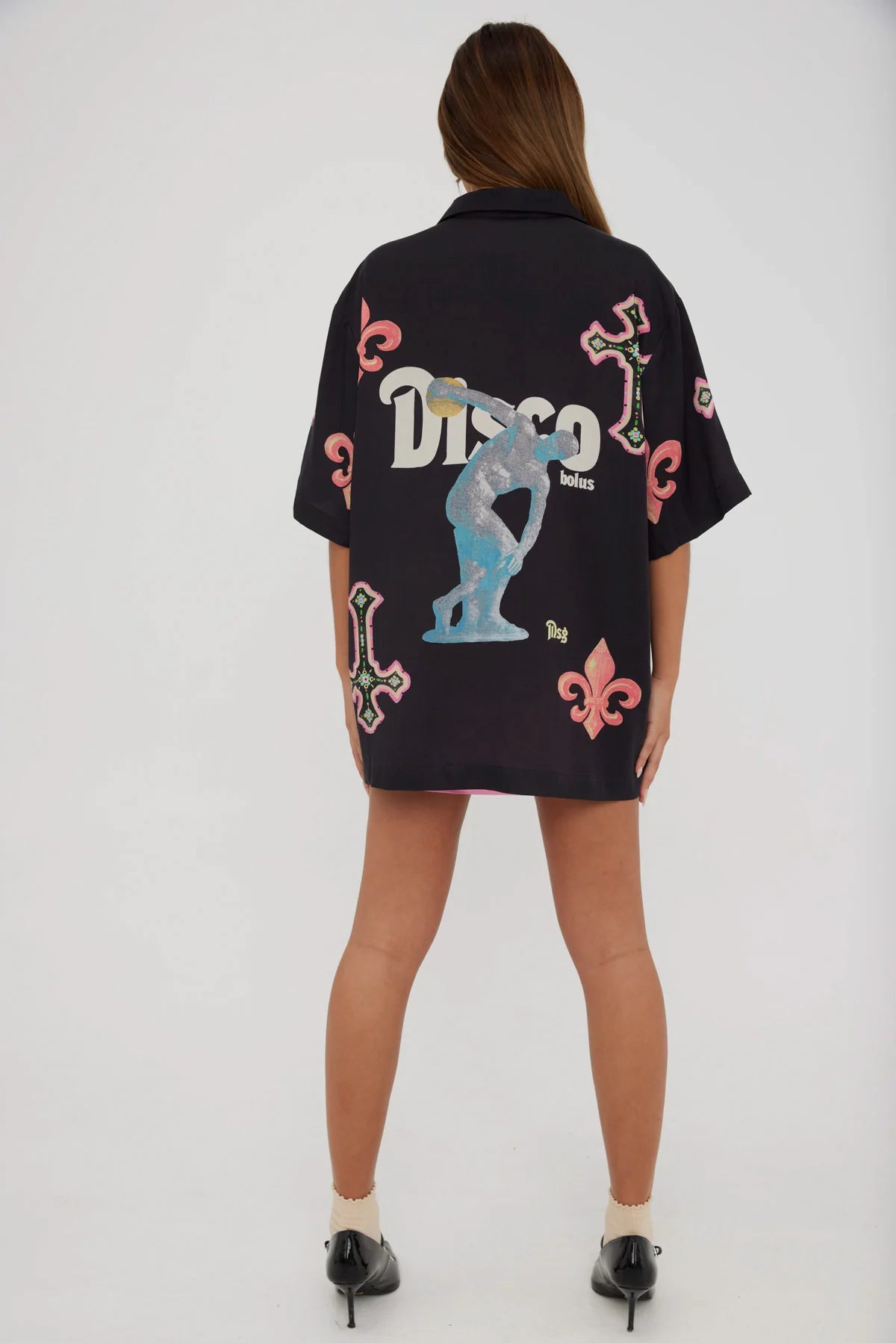 Black "Disco" Resort Shirt