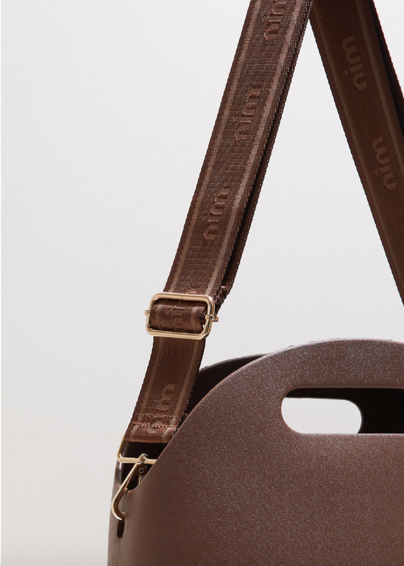 NIM - SHOULDER STRAP - COCO/GOLD MONO