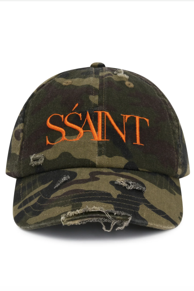 SSAINT CAMO DAD CAP