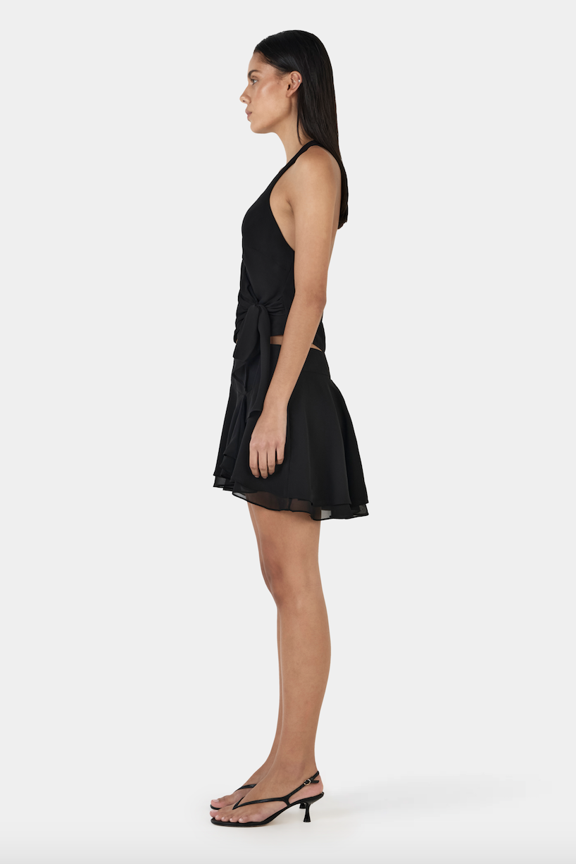 Yiana Mini Skirt - Black