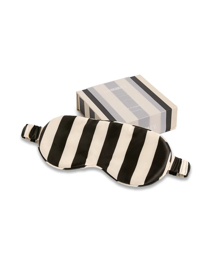 Silk Eyemask - Vanilla Bean Stripes