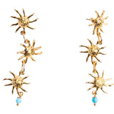 SWIRL SOLEIL EARRINGS - GOLD