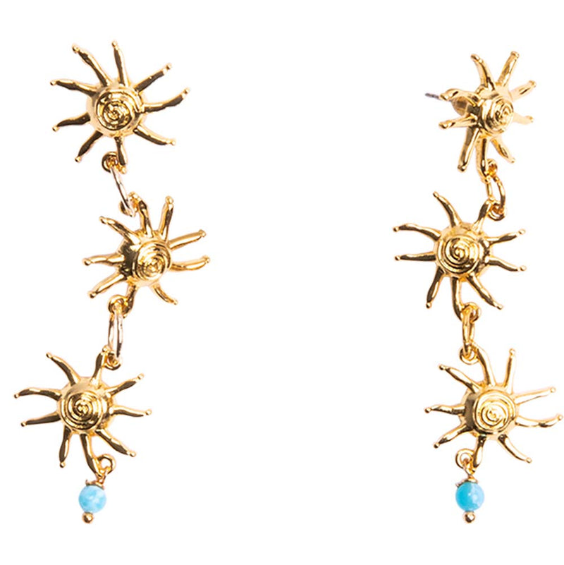 SWIRL SOLEIL EARRINGS - GOLD