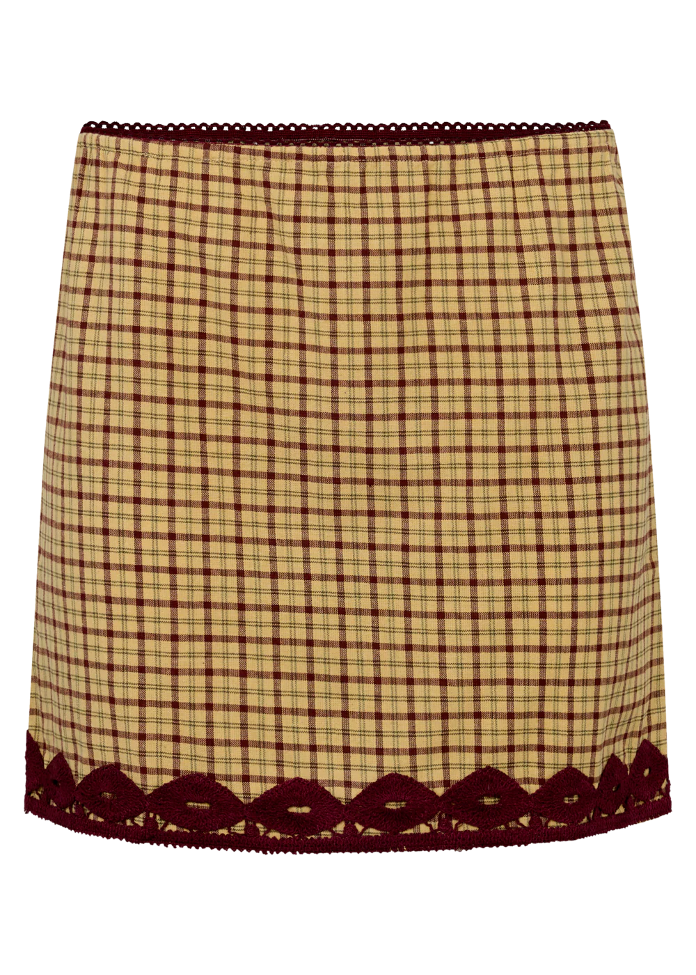 TARTAN CHECK MINI SKIRT