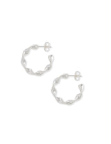 TWISTED HOOP SILVER - MEDIUM