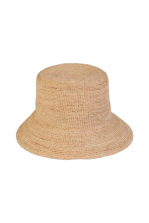 THE INCA BUCKET HAT - STRAW NATURAL