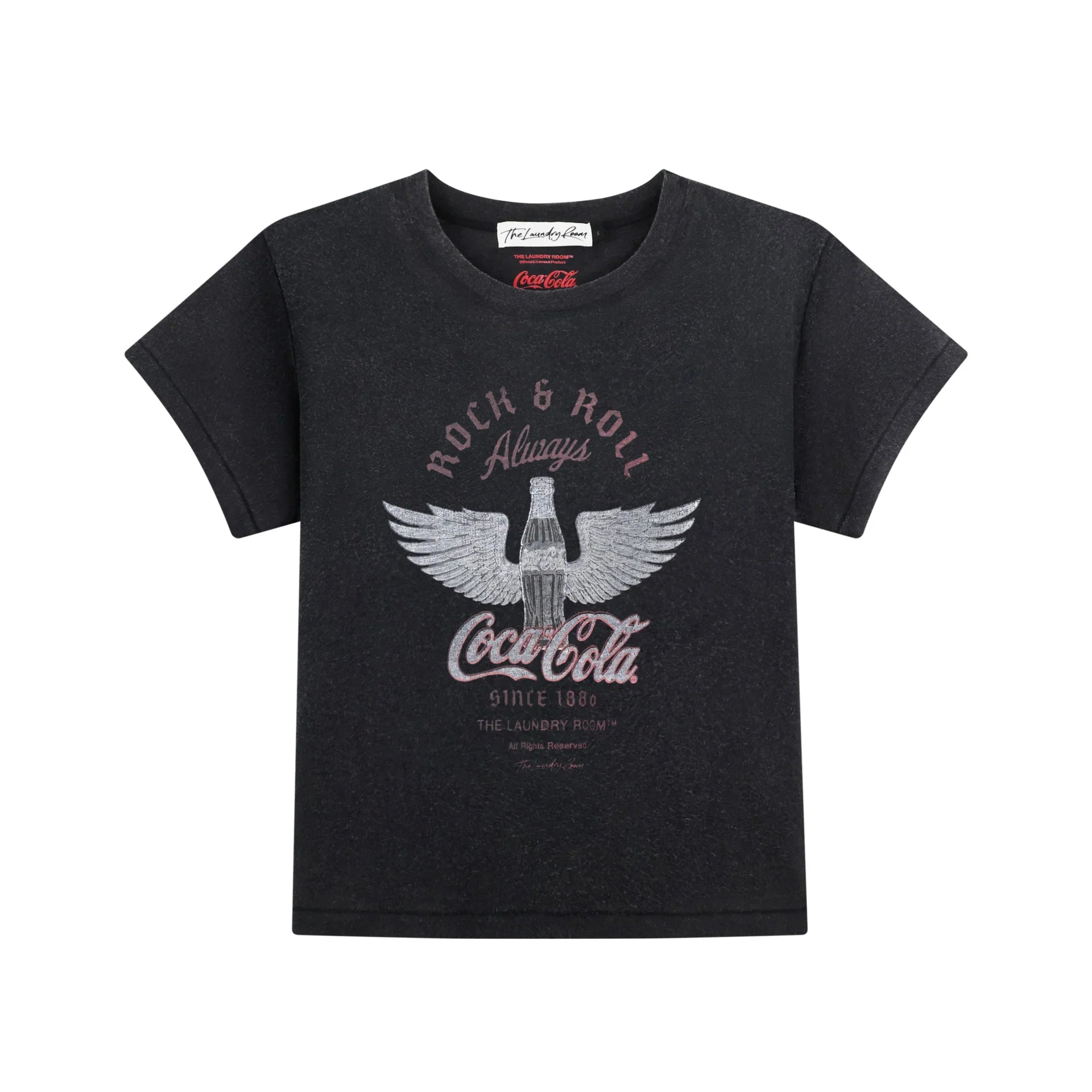 Coca Cola Rock & Roll - Perfect Tee - Black Snow