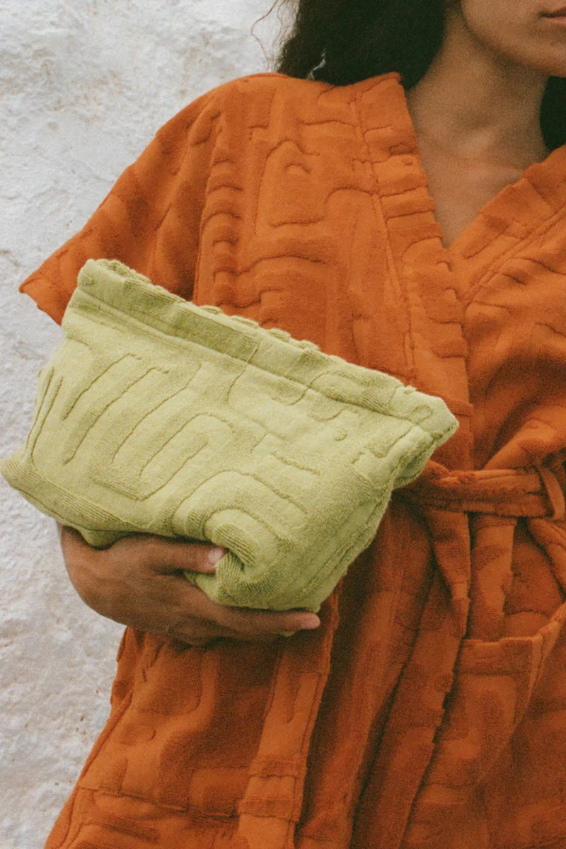 Towelling Pouch - Kin Aloe