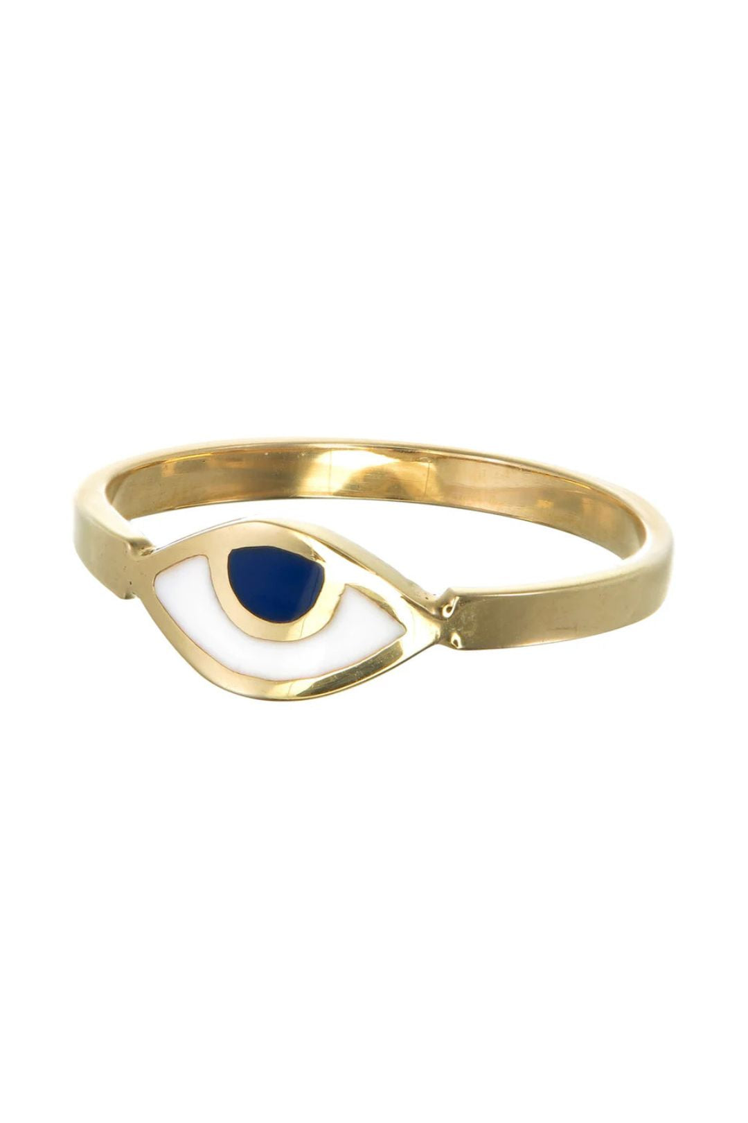 EYE SPY RING - NAVY - GOLD