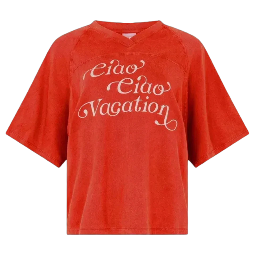 CHERRY VACAY CROP TEE