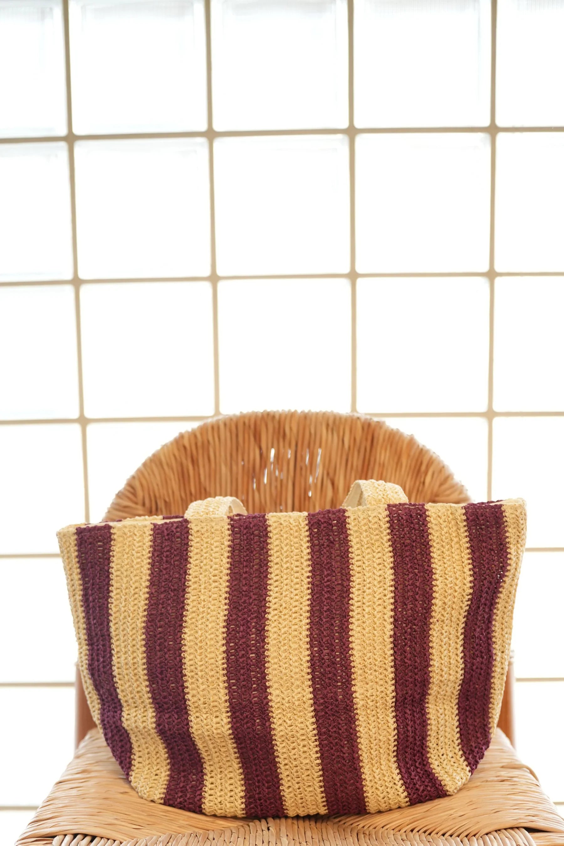 Mia Capri Vacay Tote - Plum