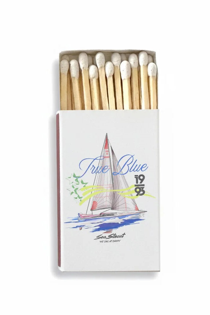 True Blue Match Box