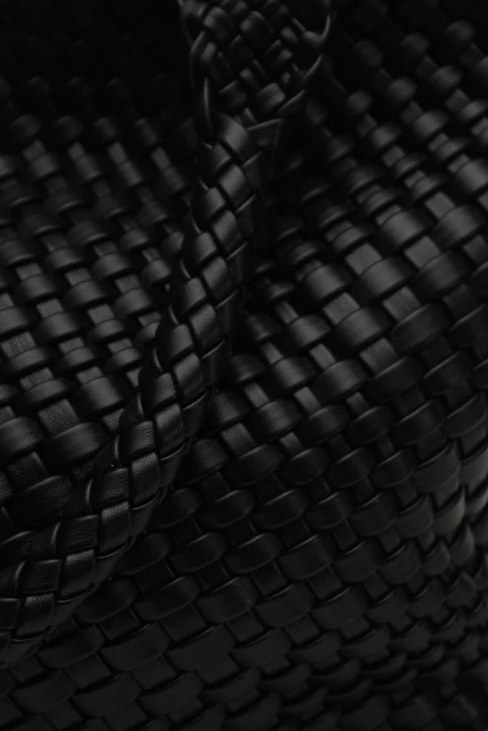 Woven Tote Black