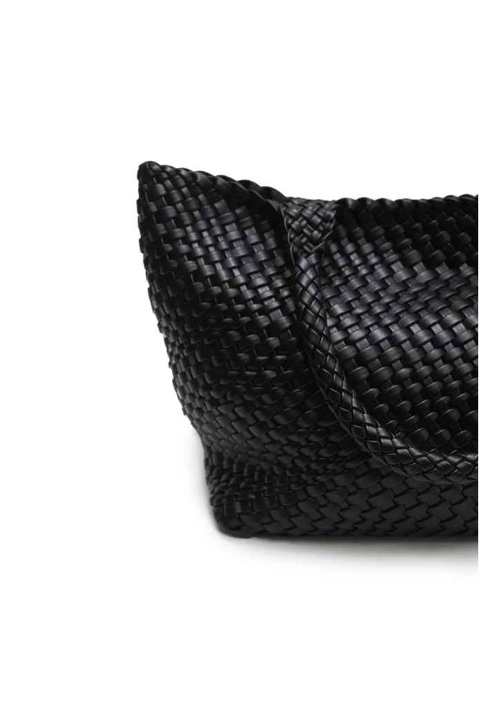 Woven Tote Black