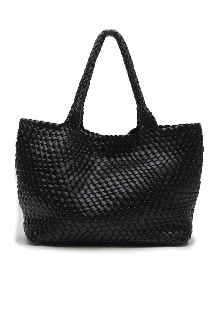 Woven Tote Black