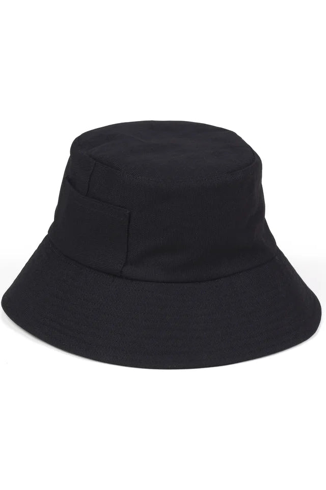 Wave Bucket Hat - Black